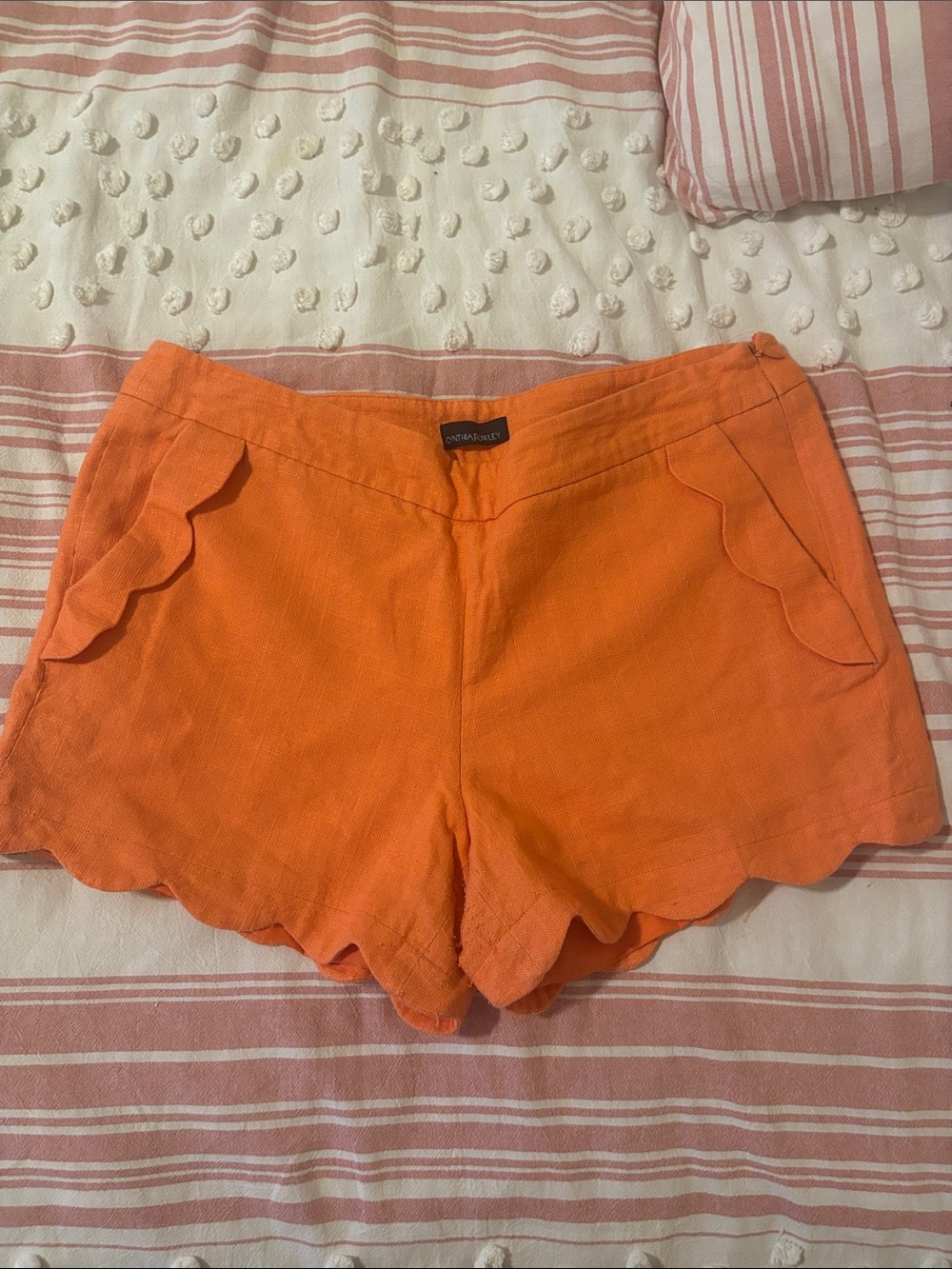 Cynthia Rowley Size 10 Orange Shorts